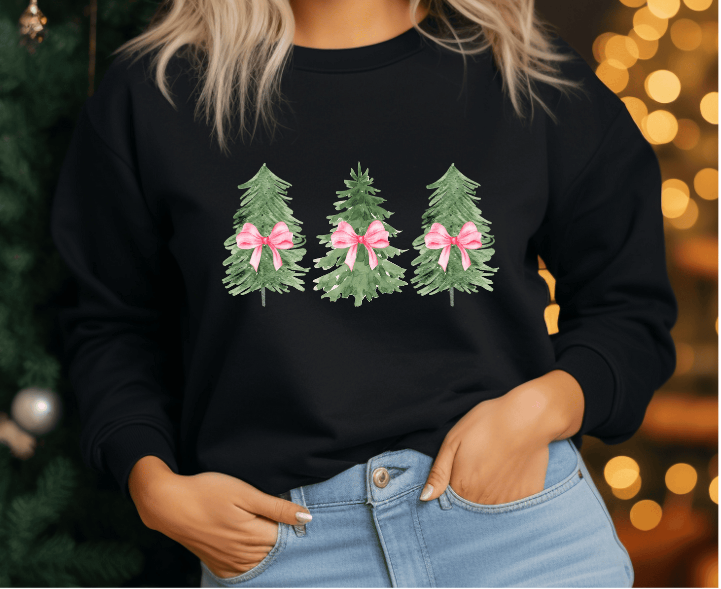 Pink Coquette Christmas Trees