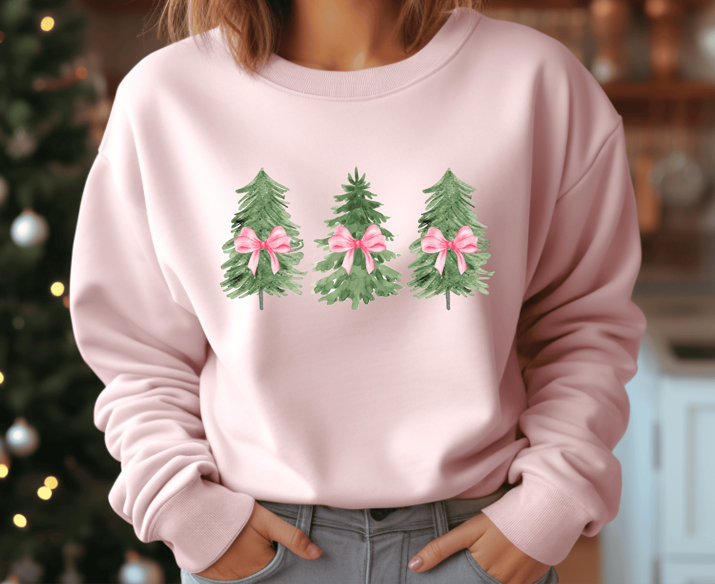 Pink Coquette Christmas Trees