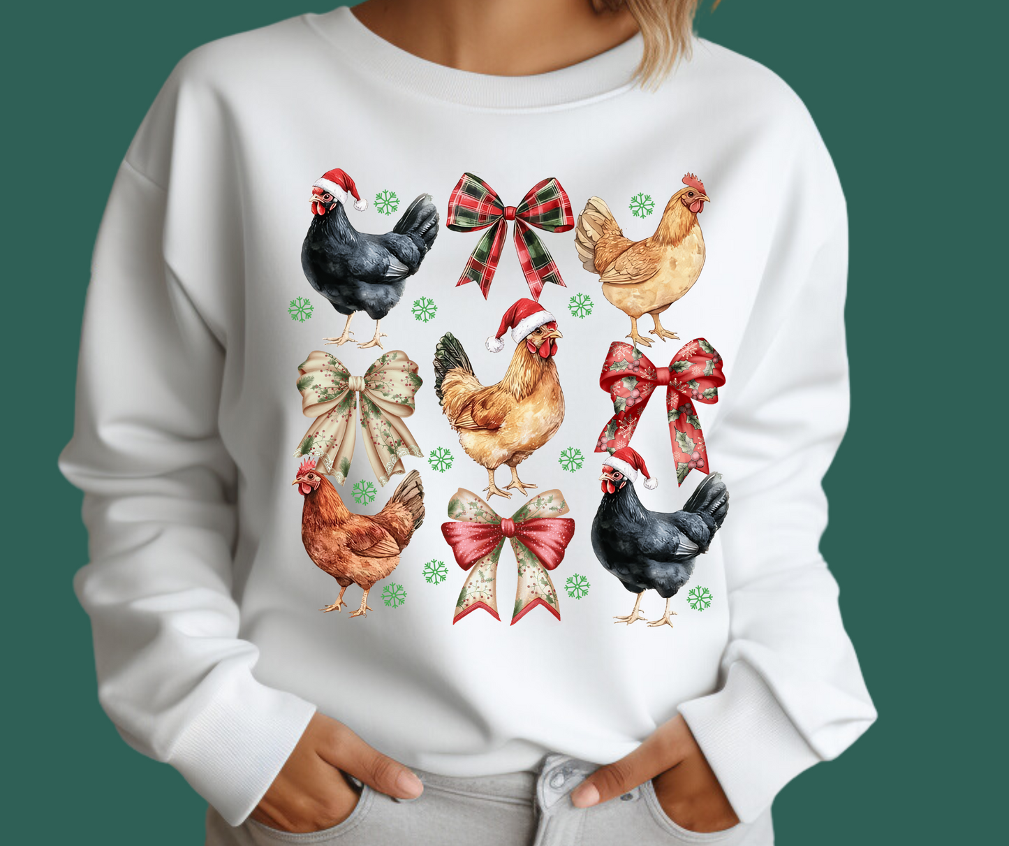 Christmas Chicken Coquette