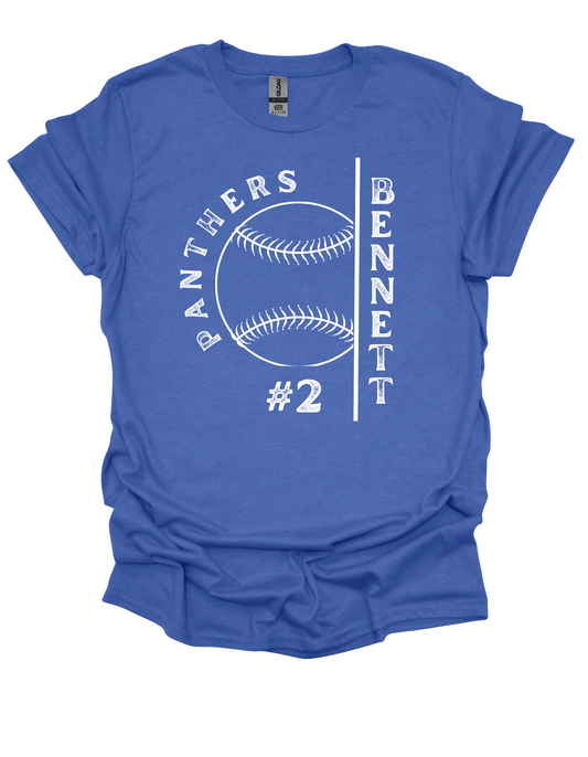 Custom Baseball Tee