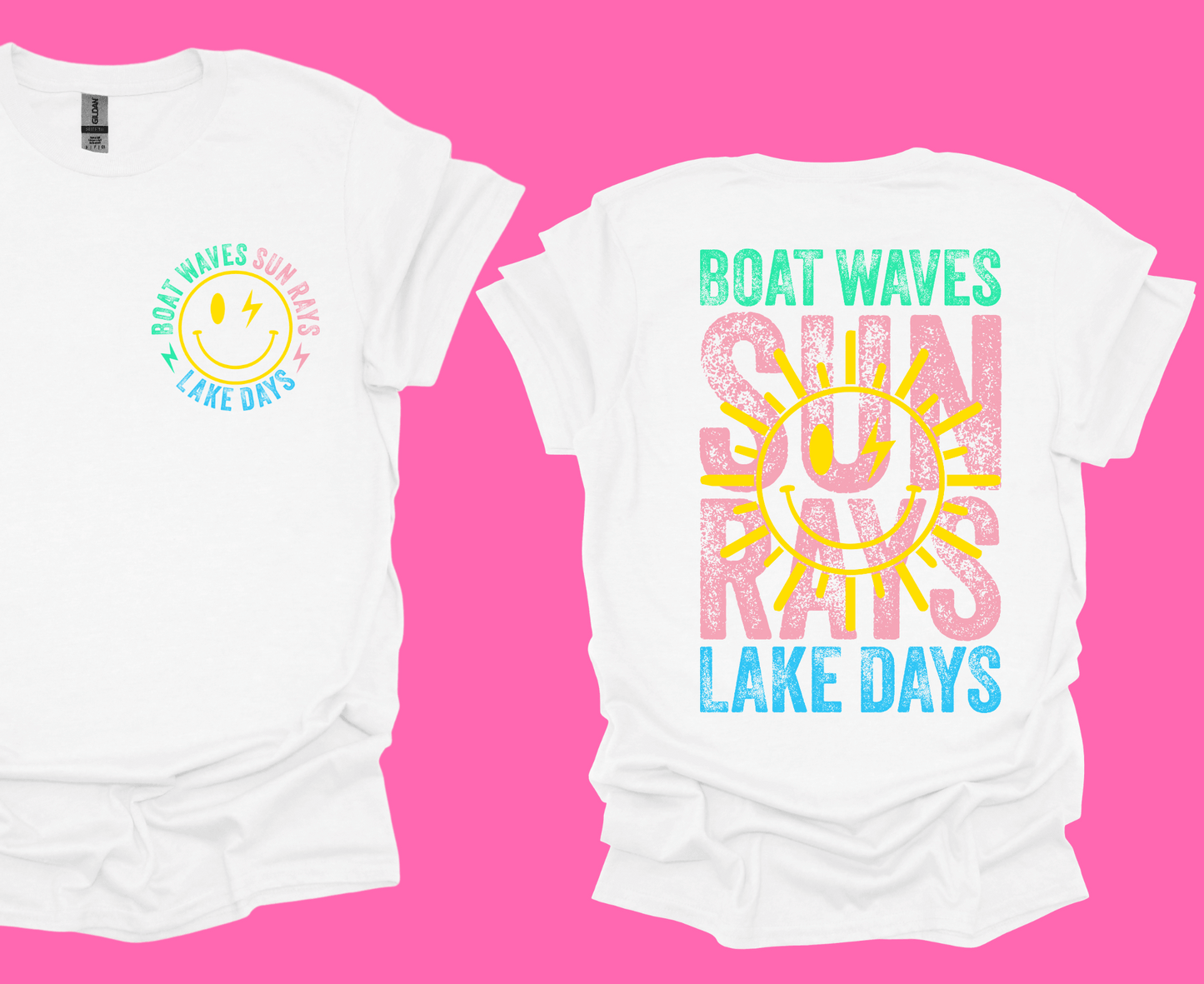 Boat Waves, Sun Rays, Lake Days Tee