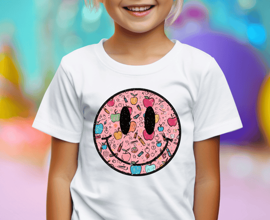 Back to School Smiley Tee